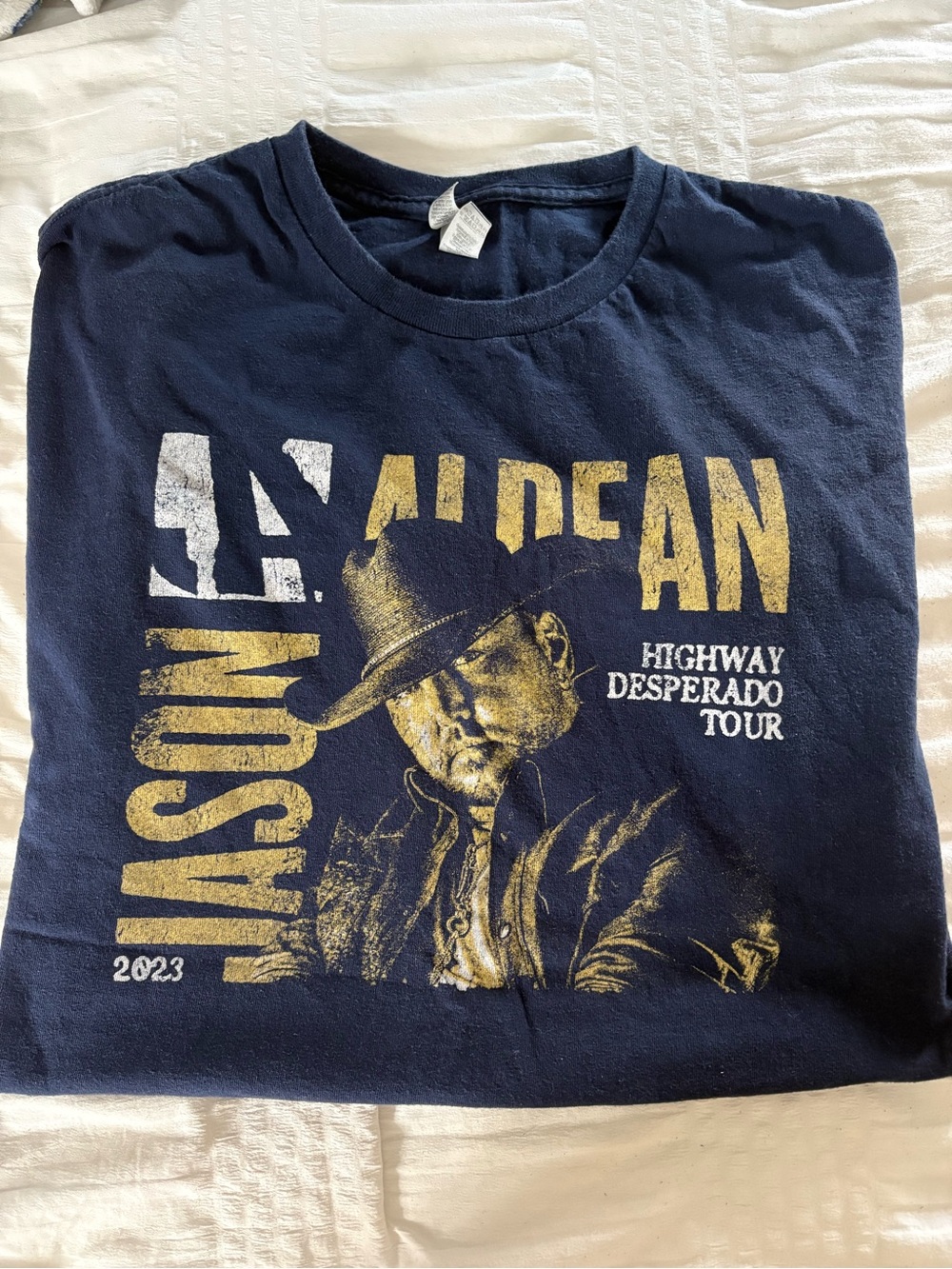 Jason Aldean Highway Desperado Tour Navy Graphic Tee